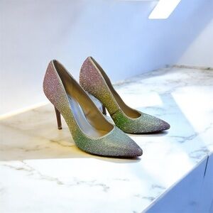 Elegant Multicolor Gradient Stiletto Heels